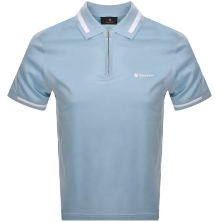 Product Image for Belstaff Logo Polo T Shirt Blue