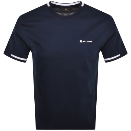Product Image for Belstaff Short Sleeve Logo T Shirt Navy