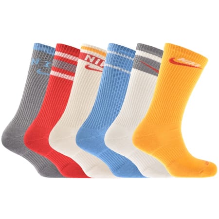 Recommended Product Image for Nike Six Pack Everyday Plus Crew Socks