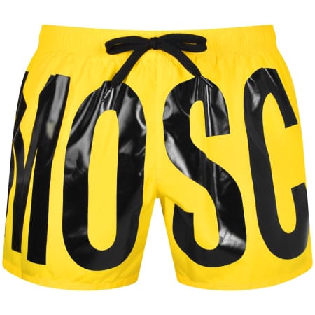 Product Image for Moschino Logo Swim Shorts Yellow