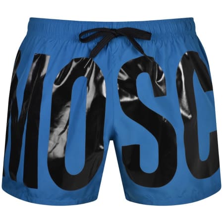 Product Image for Moschino Logo Swim Shorts Blue