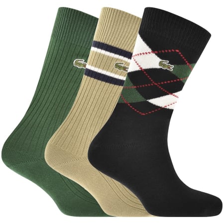 Recommended Product Image for Lacoste Logo Triple Pack Socks