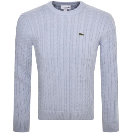 Recommended Product Image for Lacoste Cable Knit Jumper Blue