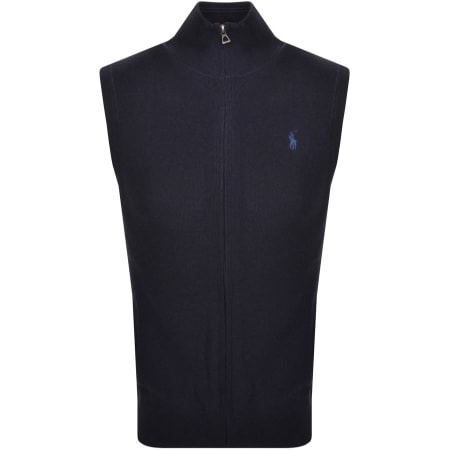 Recommended Product Image for Ralph Lauren Full Zip Knit Gilet Navy