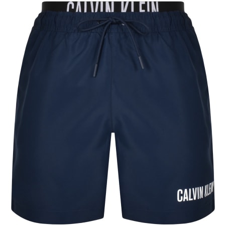 Product Image for Calvin Klein Double Waistband Swim Shorts Navy