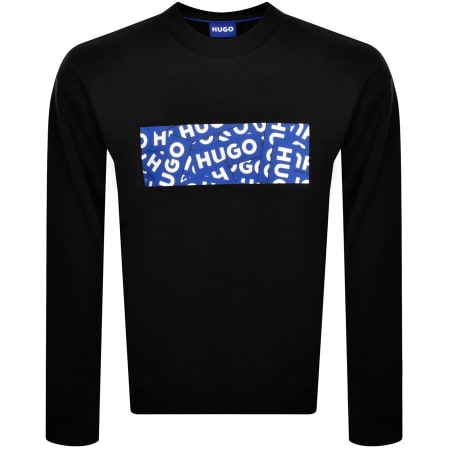 Product Image for HUGO Blue Naylos Sweatshirt Black