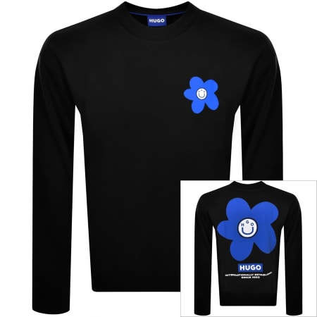 Product Image for HUGO Blue Needvell Sweatshirt Black