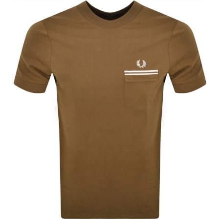Product Image for Fred Perry Pocket T Shirt Khaki