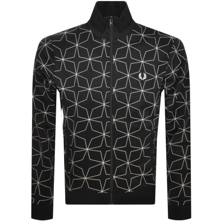 Product Image for Fred Perry Geometric Track Top Black