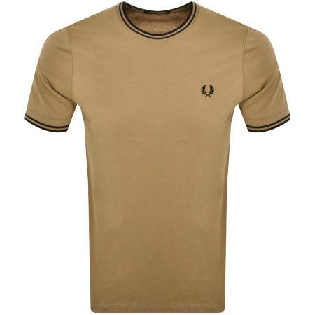 Product Image for Fred Perry Twin Tipped T Shirt Khaki