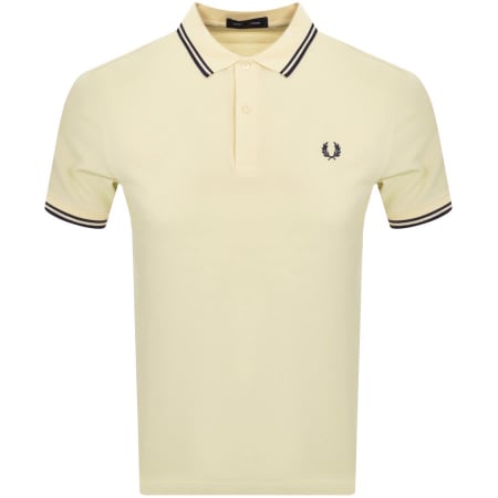 Recommended Product Image for Fred Perry Twin Tipped Polo T Shirt Cream