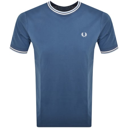Recommended Product Image for Fred Perry Twin Tipped T Shirt Blue