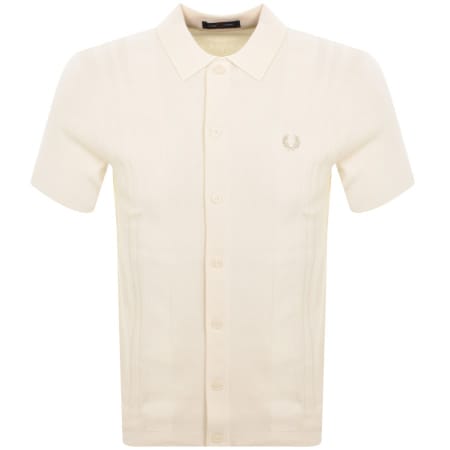 Product Image for Fred Perry Long Sleeved Knit Shirt Cream
