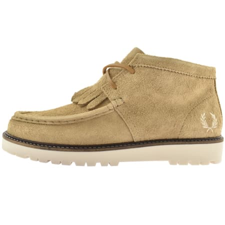 Product Image for Fred Perry Kenny Mid Suede Shoe Warm Stone