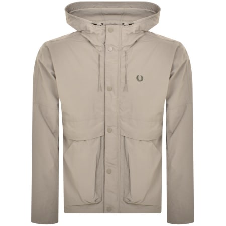 Product Image for Fred Perry Cropped Parka Jacket Grey