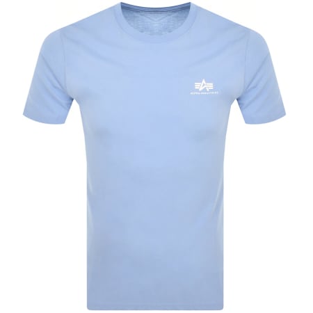 Product Image for Alpha Industries Basic Logo T Shirt Blue