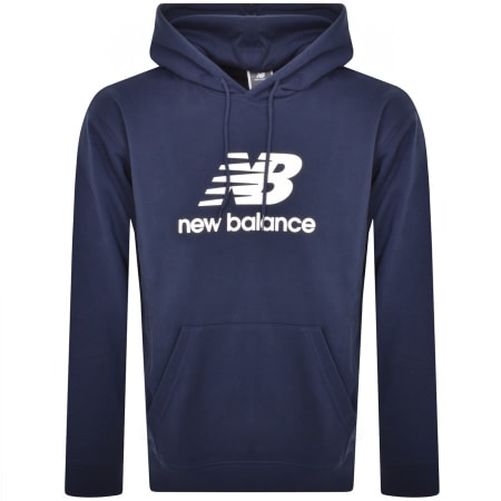 Product Image for New Balance Sport Essentails Logo Hoodie Navy