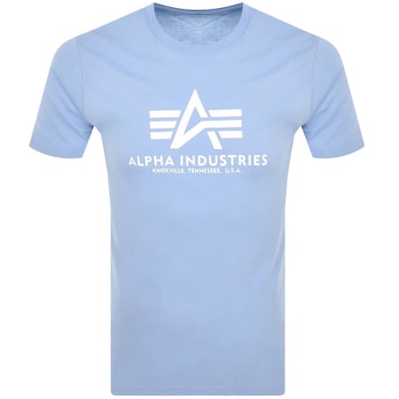 Product Image for Alpha Industries Logo T Shirt Blue
