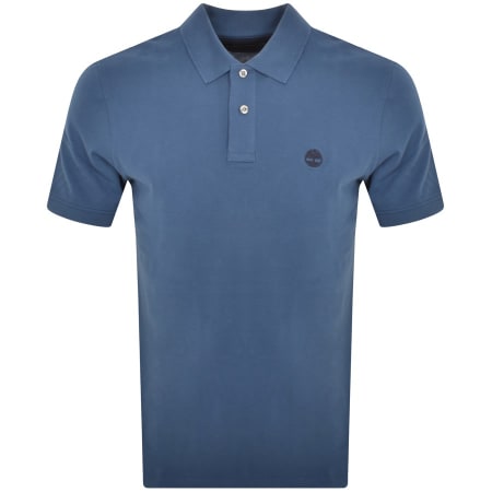 Product Image for Timberland Basic Short Sleeved Polo T Shirt Blue