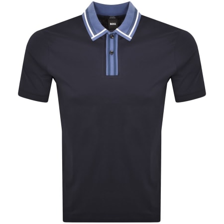 Recommended Product Image for BOSS Phillipson 36 Polo T Shirt Navy