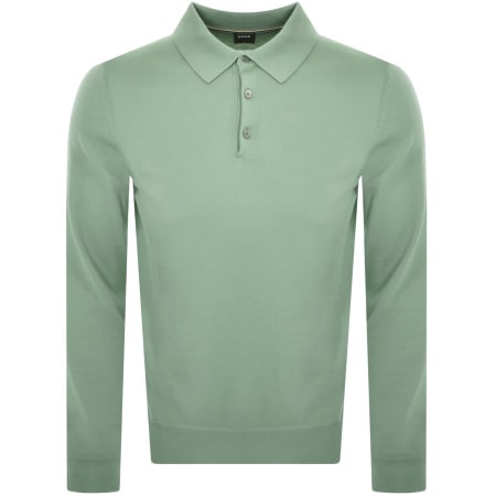 Product Image for BOSS Gemello P Polo Knit Jumper Green