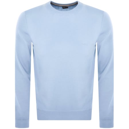 Product Image for BOSS Pacas L Knit Jumper Blue