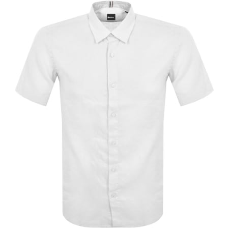 Product Image for BOSS Roan Ken Short Sleeve Shirt White