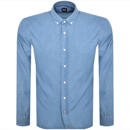 Product Image for BOSS C Hal BD Long Sleeved Shirt Blue