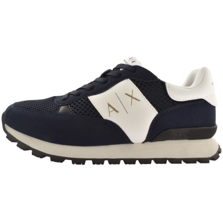 Product Image for Armani Exchange Logo Trainers Navy