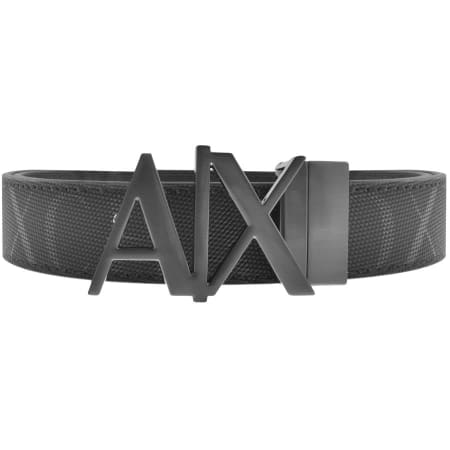 Product Image for Armani Exchange Reversible Plate Belt Black