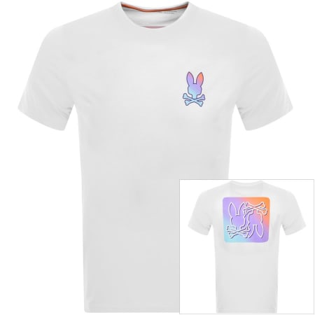Product Image for Psycho Bunny Palm Springs Graphic T Shirt White