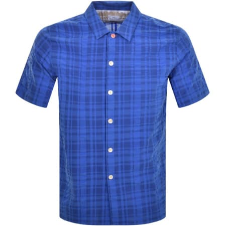 Product Image for Paul Smith Casual Fit Short Sleeved Shirt Blue