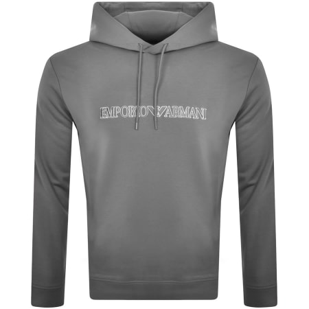 Product Image for Emporio Armani Logo Hoodie Grey