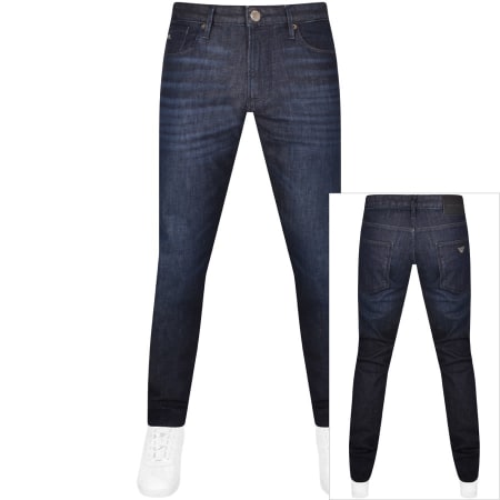 Product Image for Emporio Armani J06 Slim Fit Jeans Dark Wash Blue