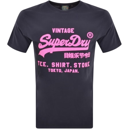 Product Image for Superdry Vintage VL T Shirt Navy
