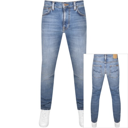 Product Image for Nudie Jeans Lean Dean Mid Wash Jeans Blue