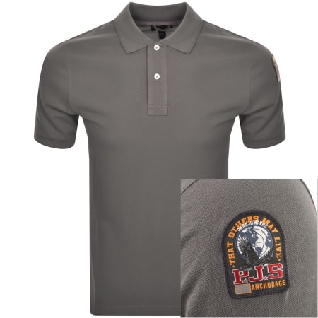Recommended Product Image for Parajumpers Polo T Shirt Grey