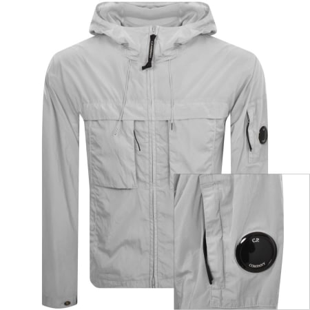 Product Image for CP Company Chrome R Hooded Jacket Grey