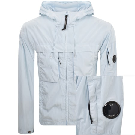 Product Image for CP Company Chrome R Hooded Jacket Blue