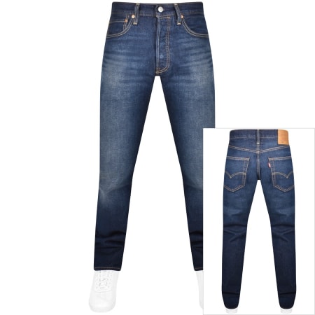Product Image for Levis 501 Original Fit Jeans Dark Wash Blue