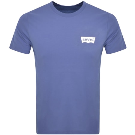 Product Image for Levis Graphic Logo Crew Neck T Shirt Blue