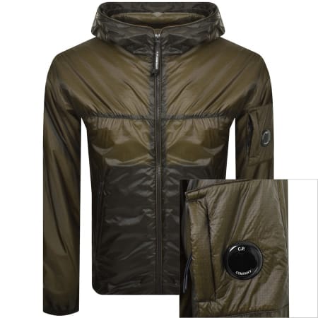 Product Image for CP Company Nada Shell Hooded Jacket Green