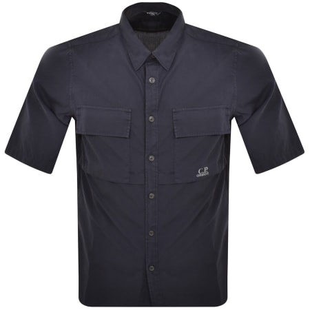 Product Image for CP Company Short Sleeve Shirt Navy