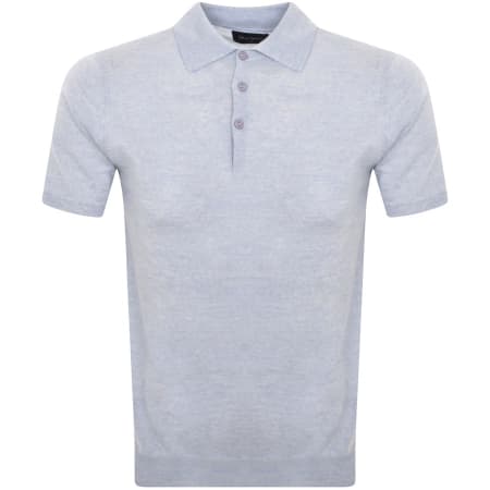 Product Image for Oliver Sweeney Covehite Knit Polo T Shirt Blue