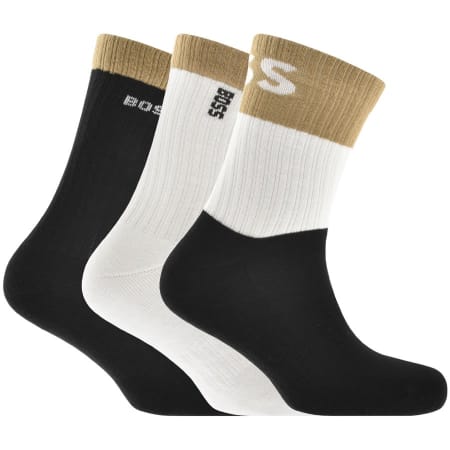 Product Image for BOSS Three Pack Logo Socks