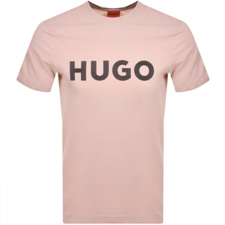 Product Image for HUGO Dulivio U242 T Shirt Pink