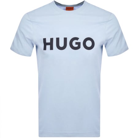 Product Image for HUGO Dulivio Crew Neck T Shirt Blue