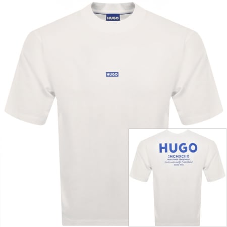 Product Image for HUGO Blue Nalono T Shirt White