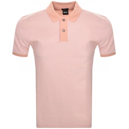 Product Image for BOSS Phillipson 37 Polo T Shirt Pink