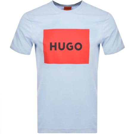 Product Image for HUGO Dulive Crew Neck T Shirt Blue